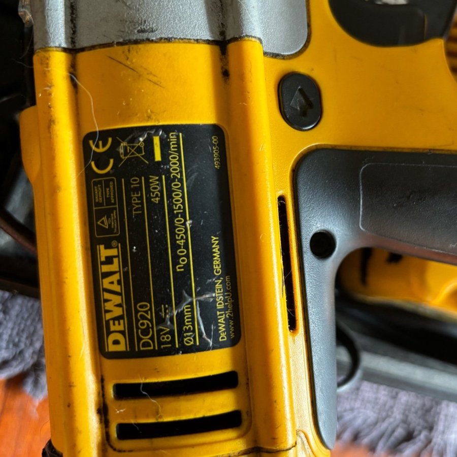 Dewalt 18V skruvdragare och borrmaskin