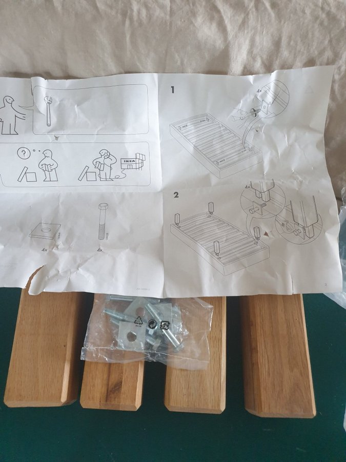 IKEA SULTAN Sängben 20 cm