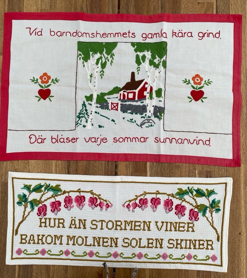 3 bonader bonad vepa broderad