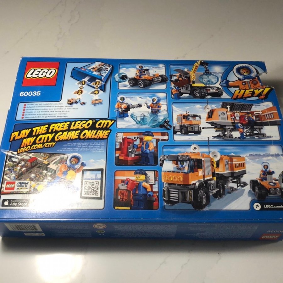 LEGO City 60035  60085 Arctic Exploration Truck och båt