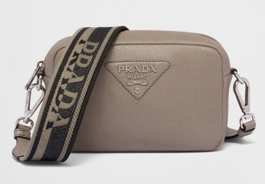 PRADA shoulder bag med två axelrem