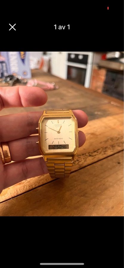 Casio Guld Klocka