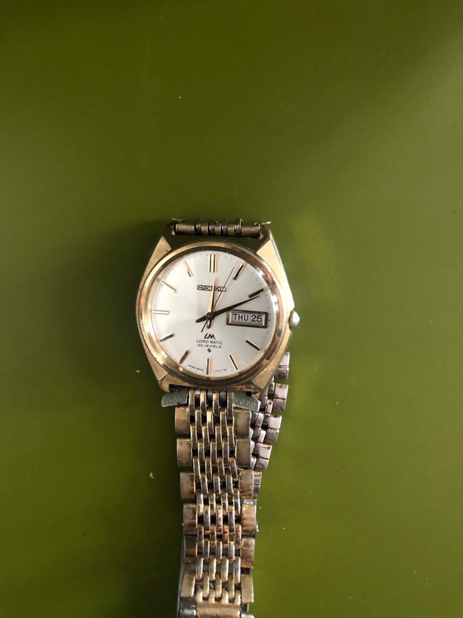 Sjælden Seiko Lord Matic - Guldbelagt Automatisk ca 1960