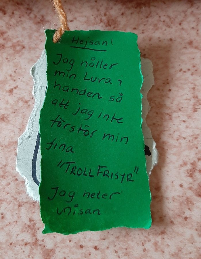 Troll eller Tomte- välj själv- i tyg- unikt egentillverkat hantverk!