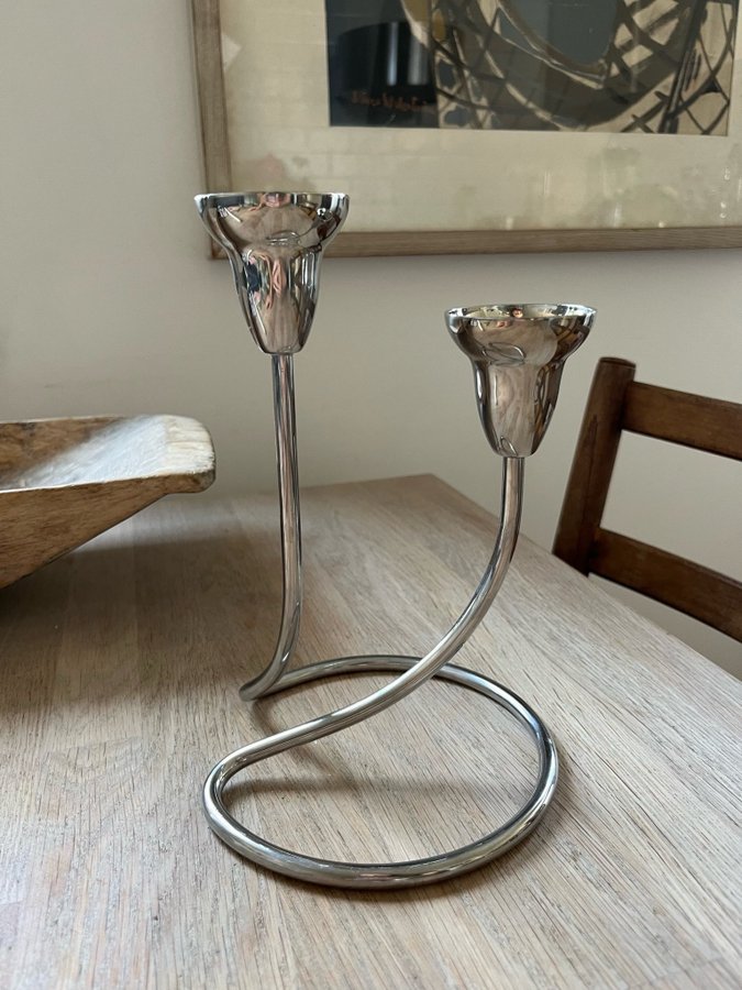 Georg Jensen Swing ljusstake rostfritt stål