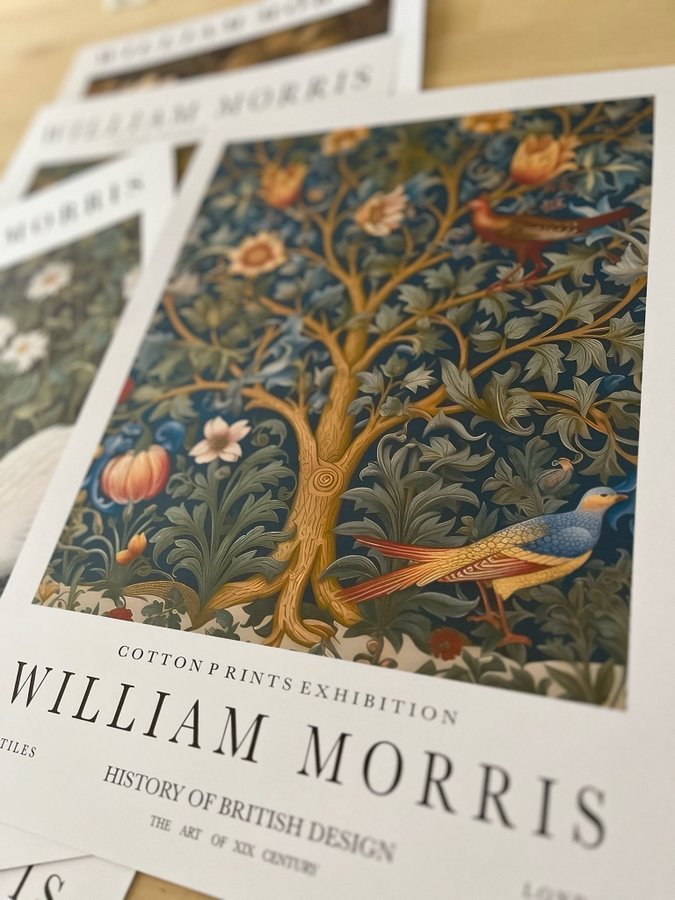 Poster A3 William Morris “ Tree of Life"
