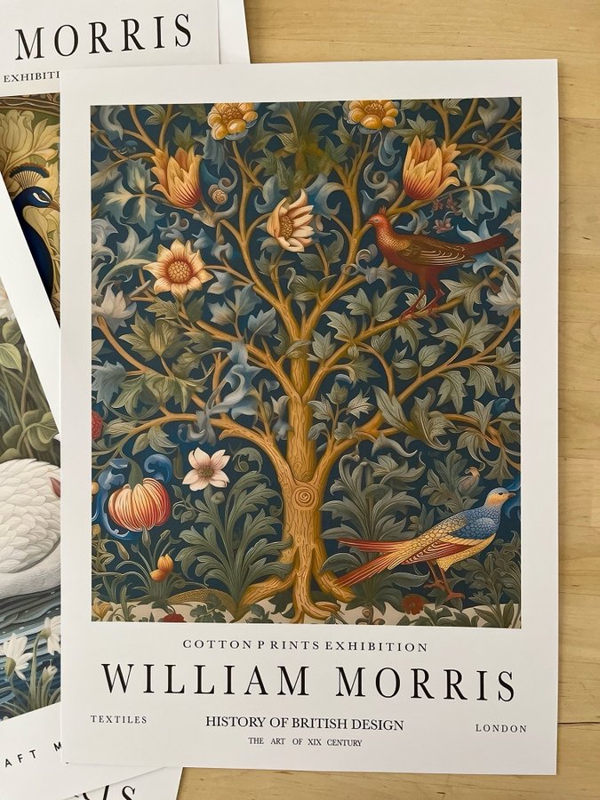 Poster A3 William Morris “ Tree of Life"