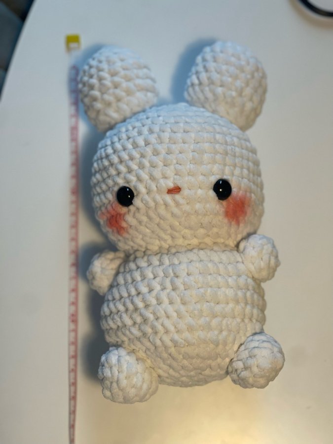 Virkad kanin docka/ crocheted bunny plushie
