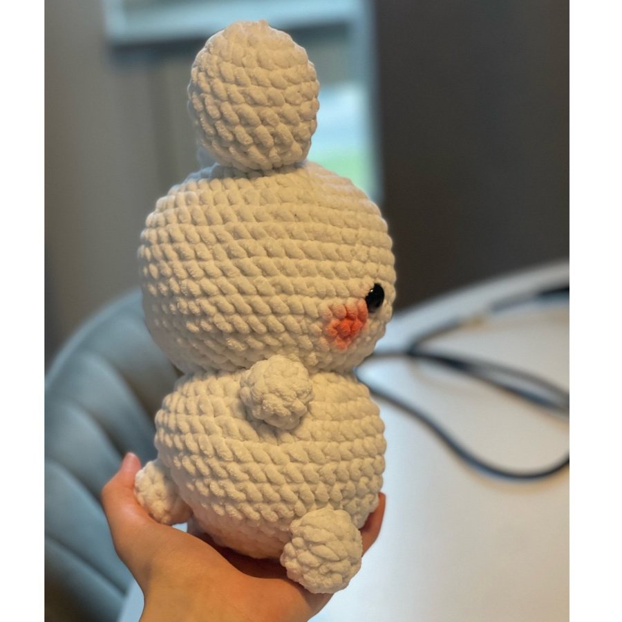 Virkad kanin docka/ crocheted bunny plushie