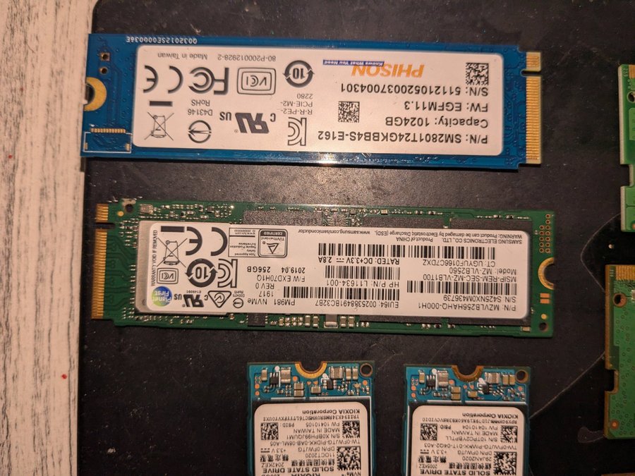 SSD/Nvme/ram/nätverk etc