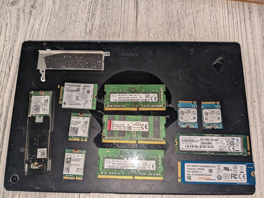 SSD/Nvme/ram/nätverk etc