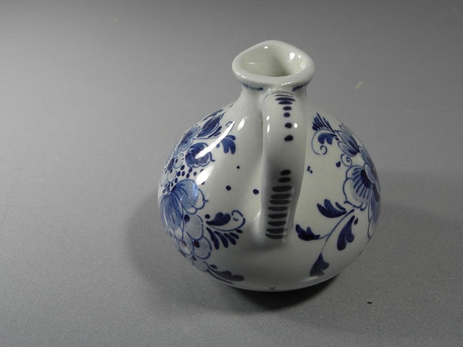 DELFT - Handmålad Delfts blauw Holland - Mini kanna/vas i porslin med hänkel