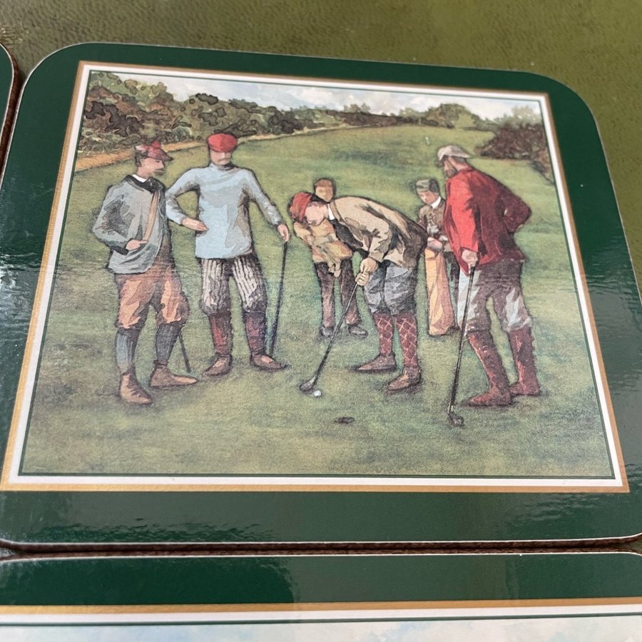 Golf-underlägg engelska JASON 4st vintage