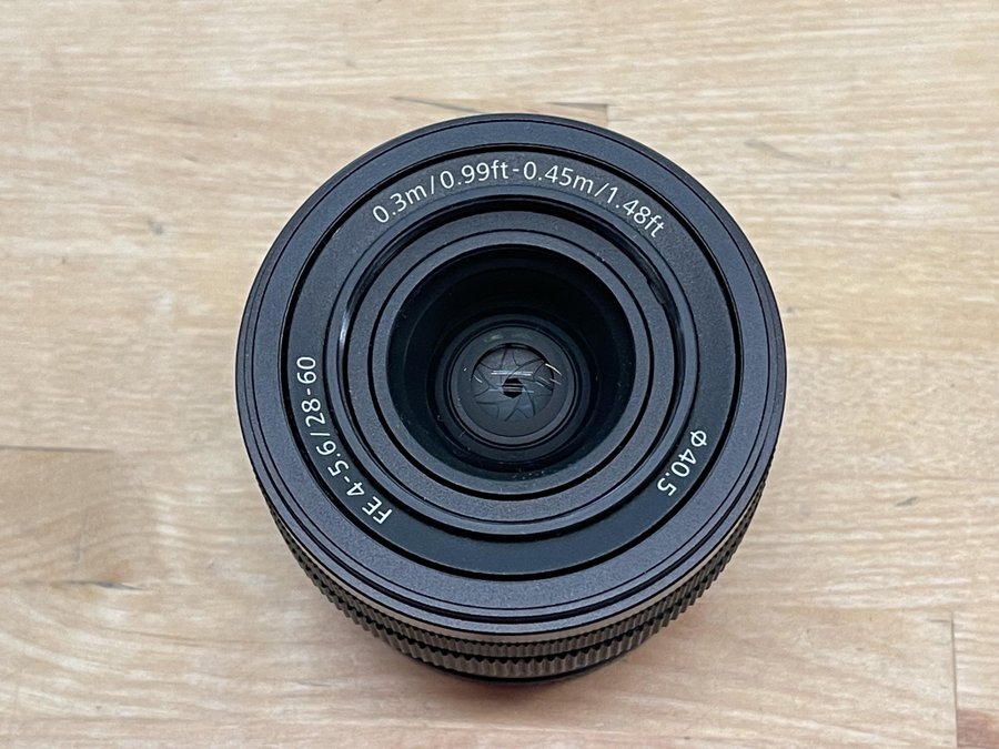 Sony objektiv FE 28-60mm f/4-56 till Sony E-mount