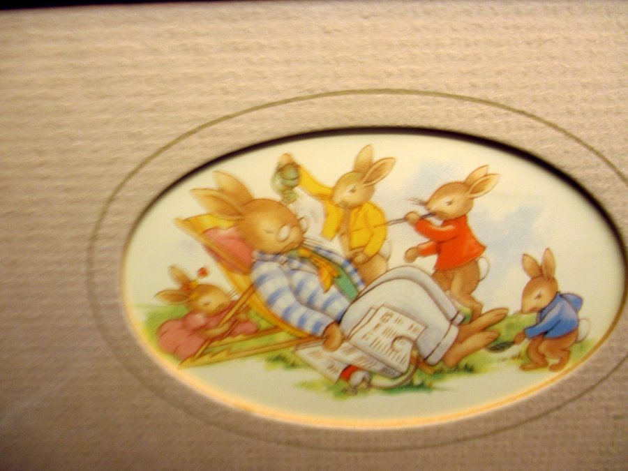 + - Tavla Bunnykins © 1988 Royal Doulton - Kanin tavla - +