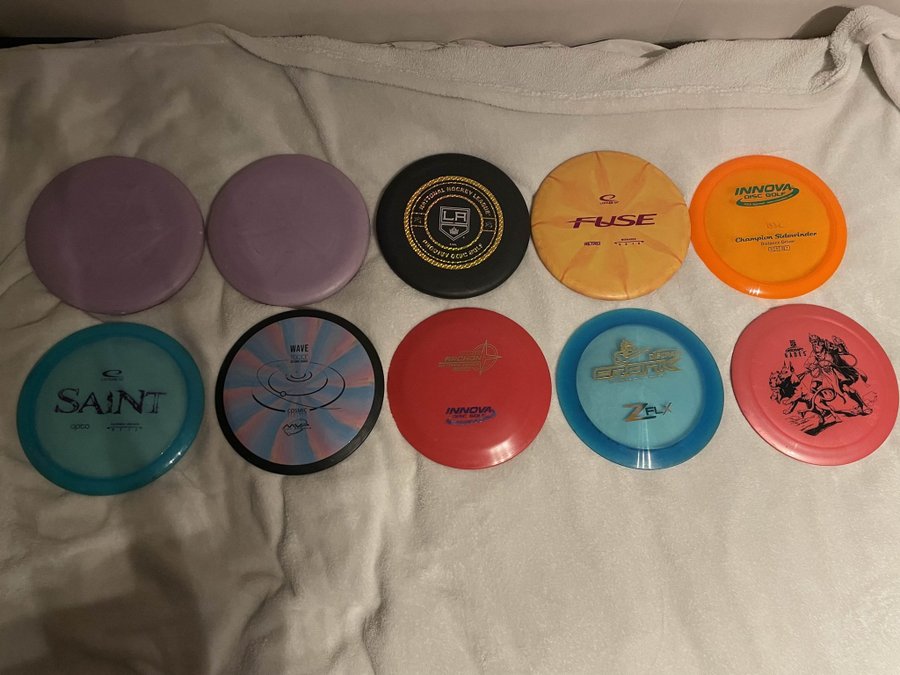 Discgolf 10 stycken