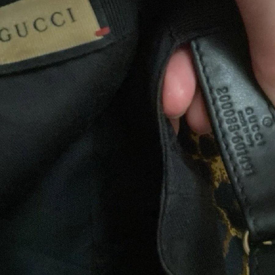 Gucci keps svart