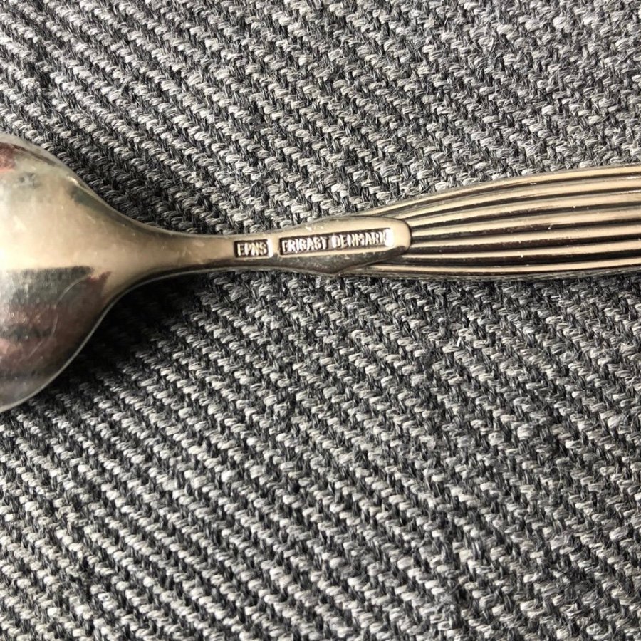 12 Kaffeskedar Savoy Frigast Denmark Nysilver