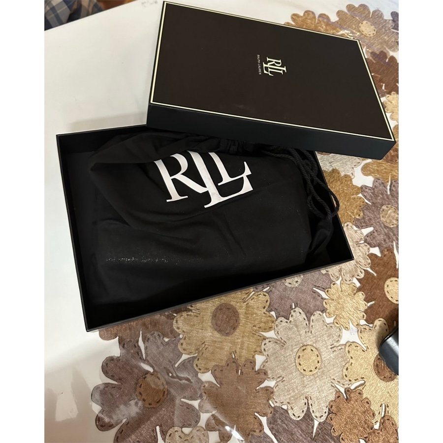 Ralph Lauren Wristlet Purse Wallet Golden New in Elegant box Gift