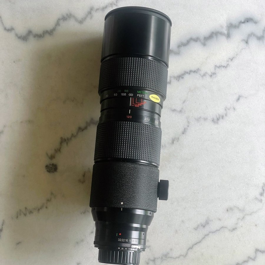 Nikon F mount AI-S twist zoom Vivitar 120-600mm f56-8 MC + Tripod Collar Minty