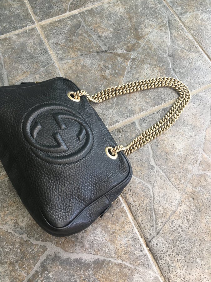 Gucci Soho Chain Bag Skinn Väska