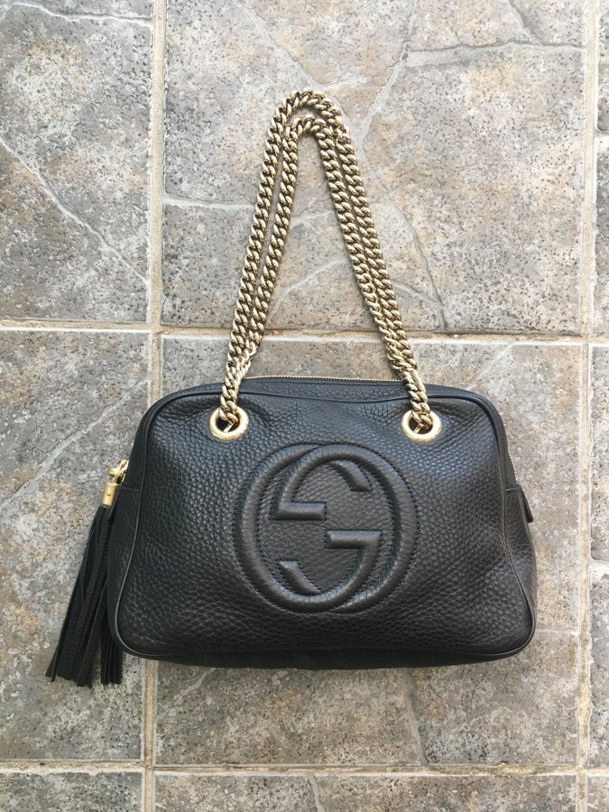 Gucci Soho Chain Bag Skinn Väska