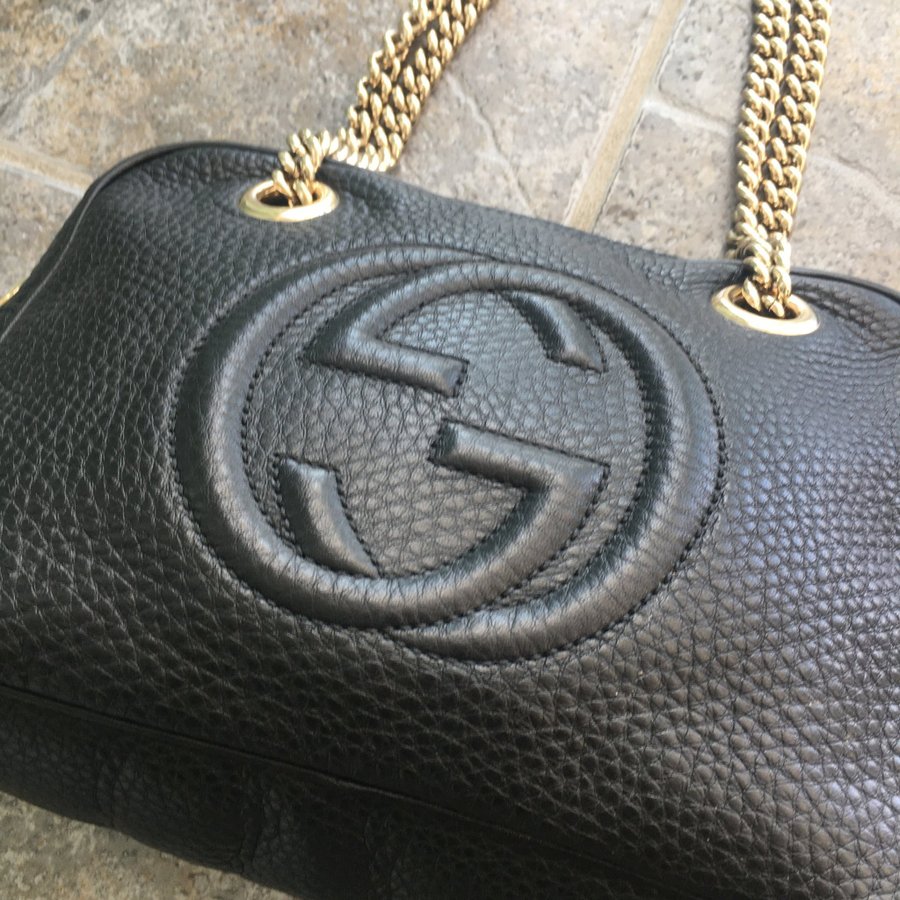 Gucci Soho Chain Bag Skinn Väska