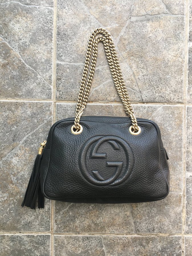 Gucci Soho Chain Bag Skinn Väska