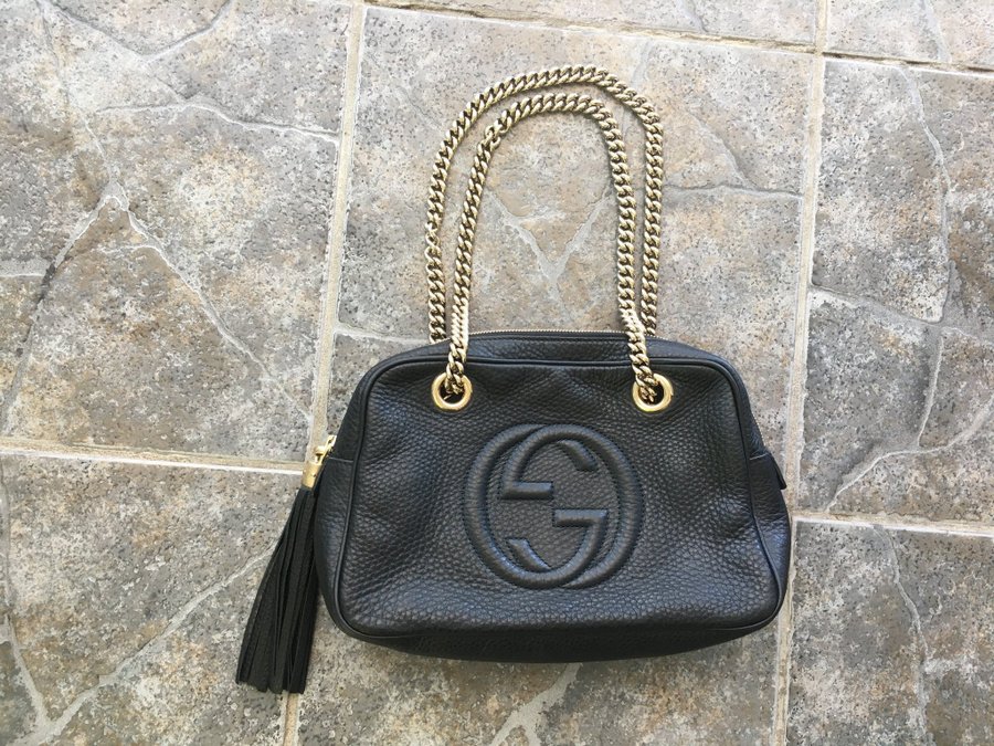 Gucci Soho Chain Bag Skinn Väska