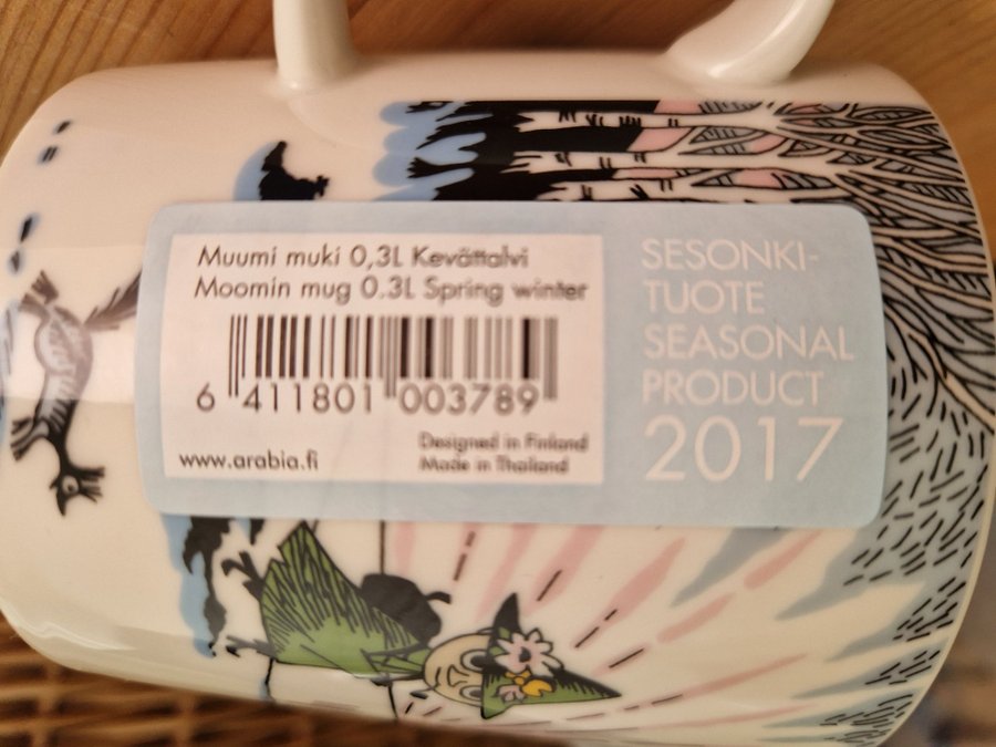 Muminmugg säsong vinter 2017 'Vårvinter' HELT NY med Etikett!