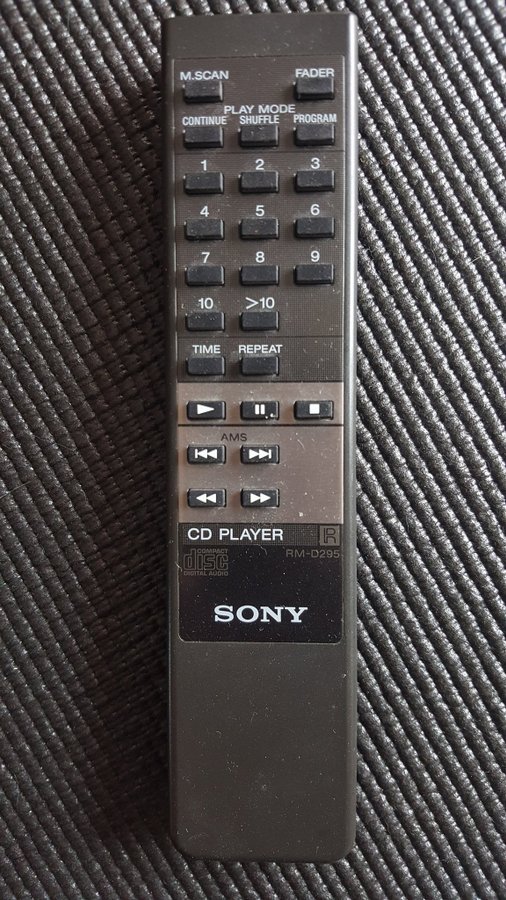 Sony RM-D295 CD Player Remote Control Original