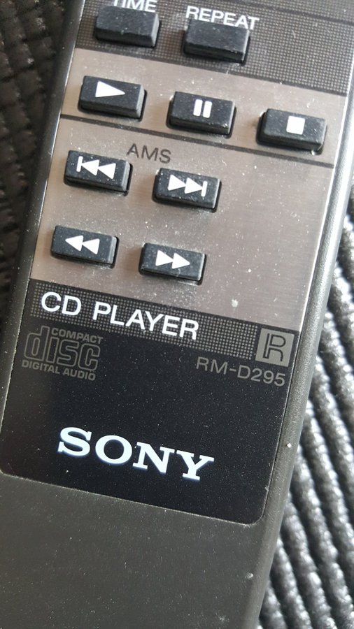 Sony RM-D295 CD Player Remote Control Original