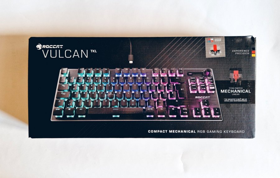 ROCCAT VULCAN Tkl Aimo - Gaming Tangentbord Svart Nordisk