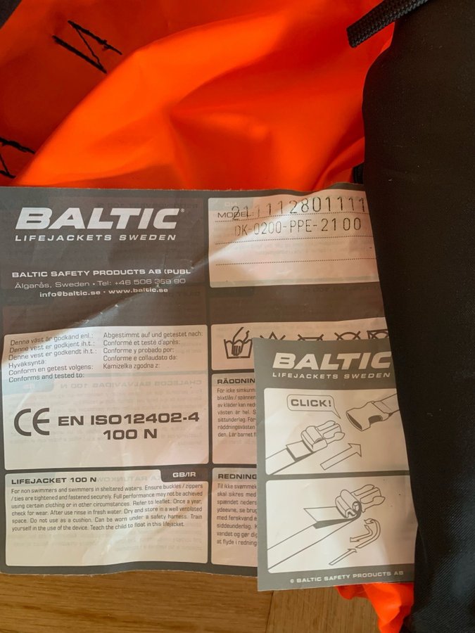 Flytväst Baltic Skipper 30-40 kg