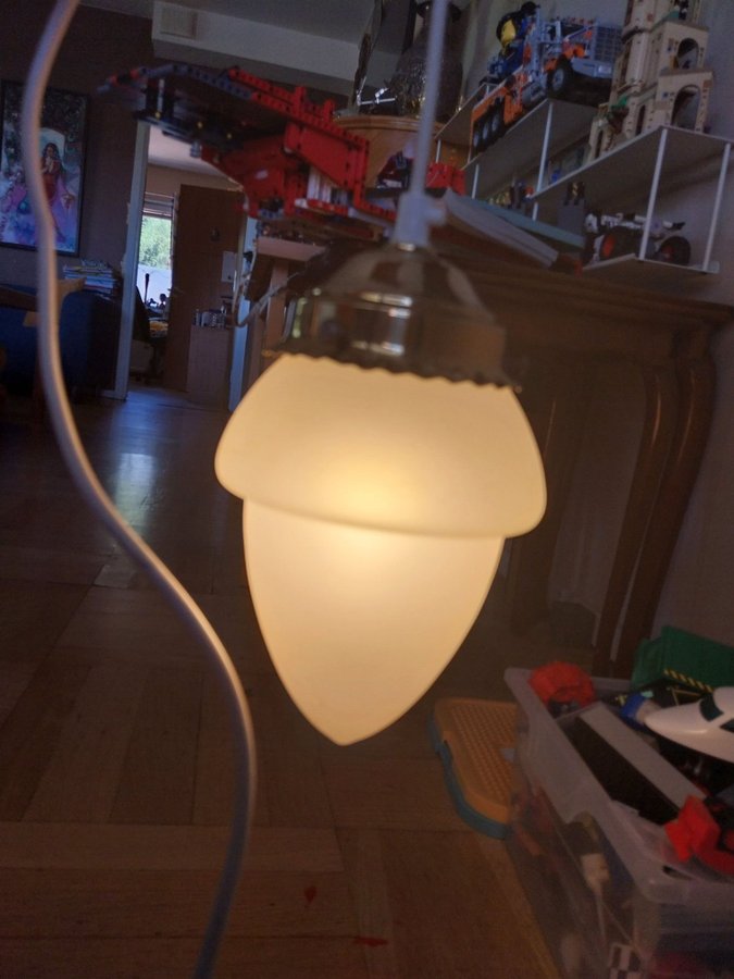 2st TAK/fönsterlampa glas mässing tidigt 1900-tal