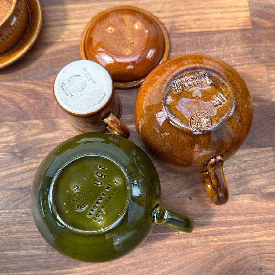Retro/ Höganäs Keramik / PÄRLOR HÖGANÄS/ Stoneware Handmade