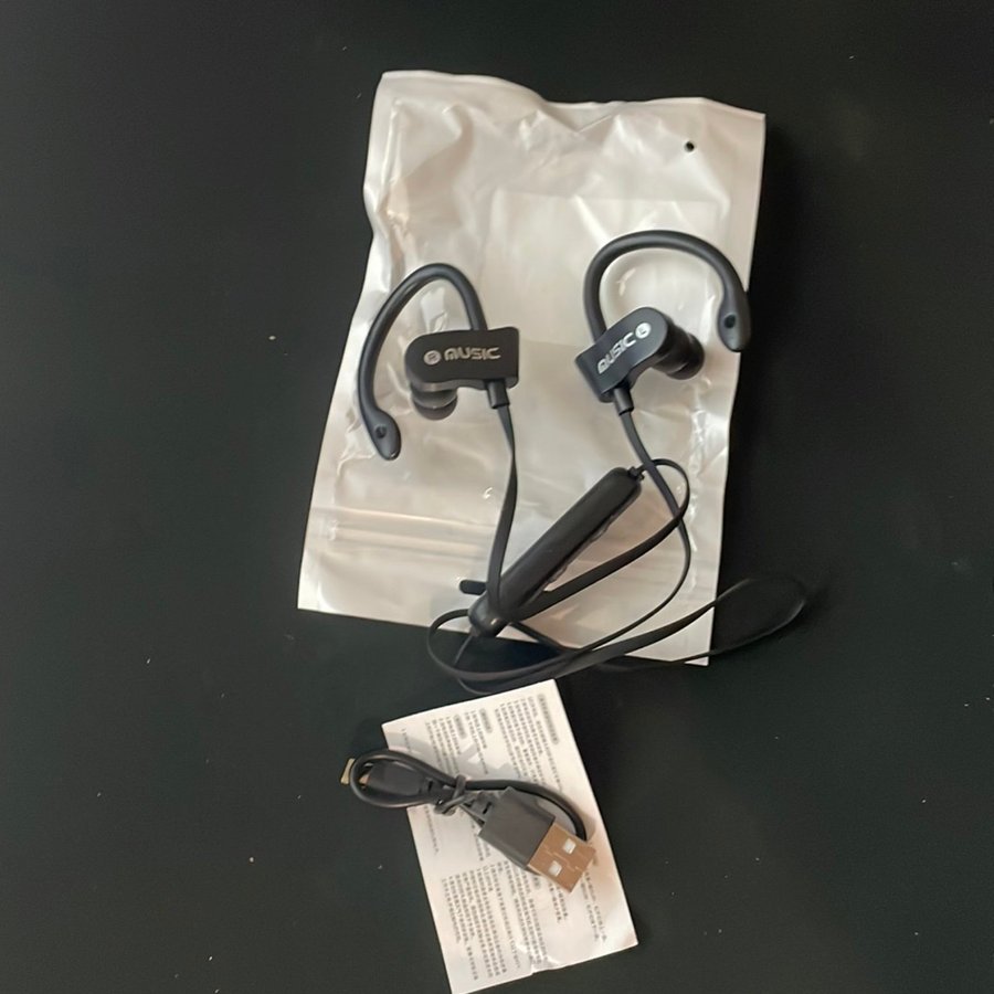 Sport Trådlöst Bluetooth-headset Löpning Stereo Musik