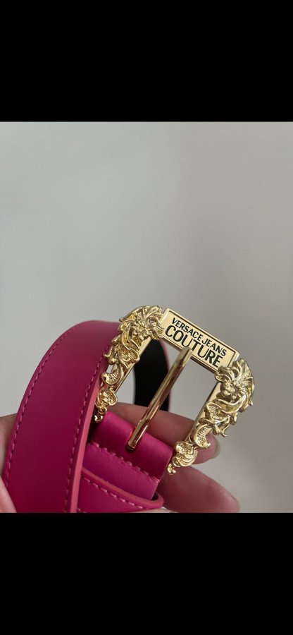 Versace Jeans Couture rosa bälte storlek 80
