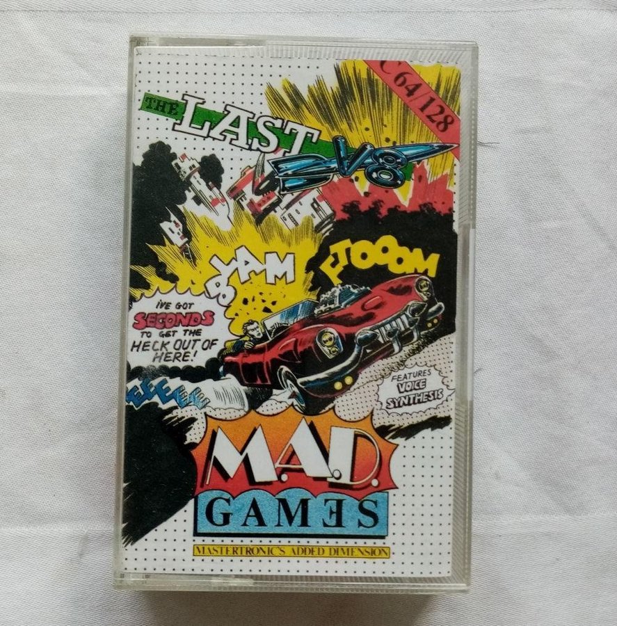 The Last V8 (MAD Games - Mastertronic) - Commodore 64 / C64 Spel