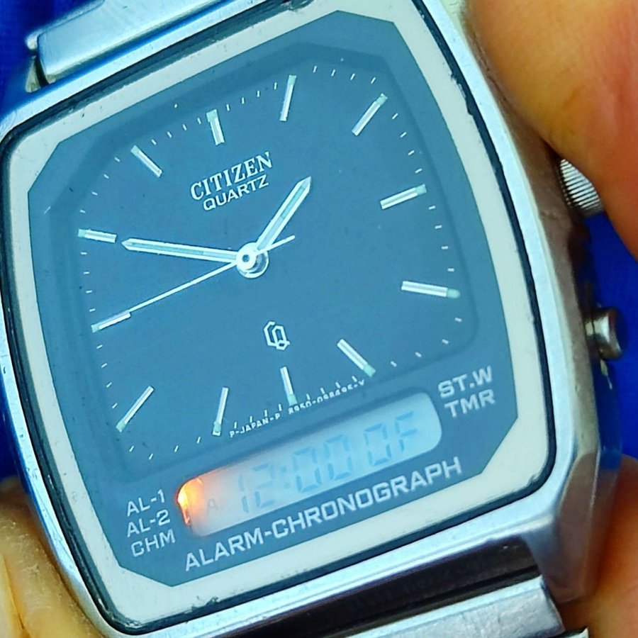 Citizen ANA DigI chronograph realeased 1980  High quality modul