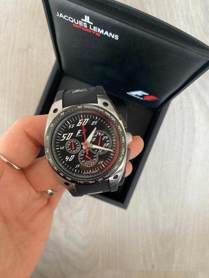 Jacques Lemans Sports Formula 1 Kvarts Chronograph Herrarmbandsur