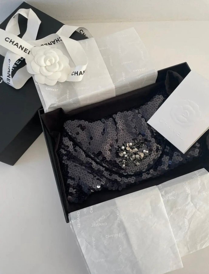 Chanel Half Moon Clutch