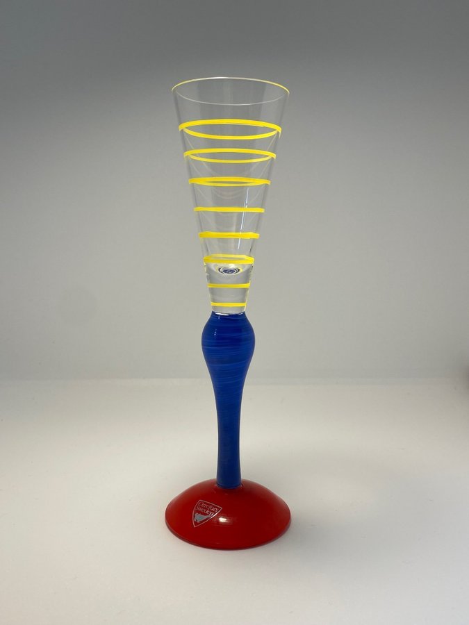 (1/6) ORREFORS - SNAPSGLAS - ”CLOWN” - ANNE NILSSON