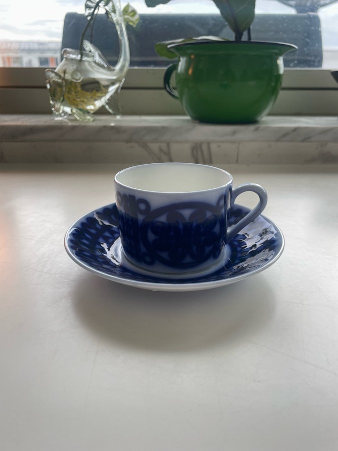 Kaffekopp Blå Husar Stig Lindberg (Gustavsberg)