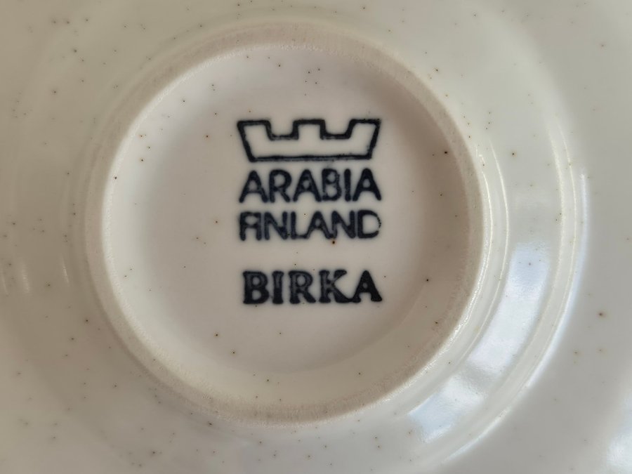 4 st kaffekoppar Arabia Birka Stig Lindberg