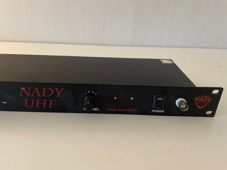 NADY RW-3 UHF WIRELESS RECEIVER 4 CHANNELBANDS DJ annons nr 2