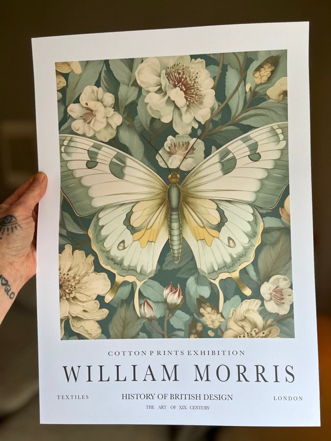 Poster A3 William Morris ”Summer Haze”