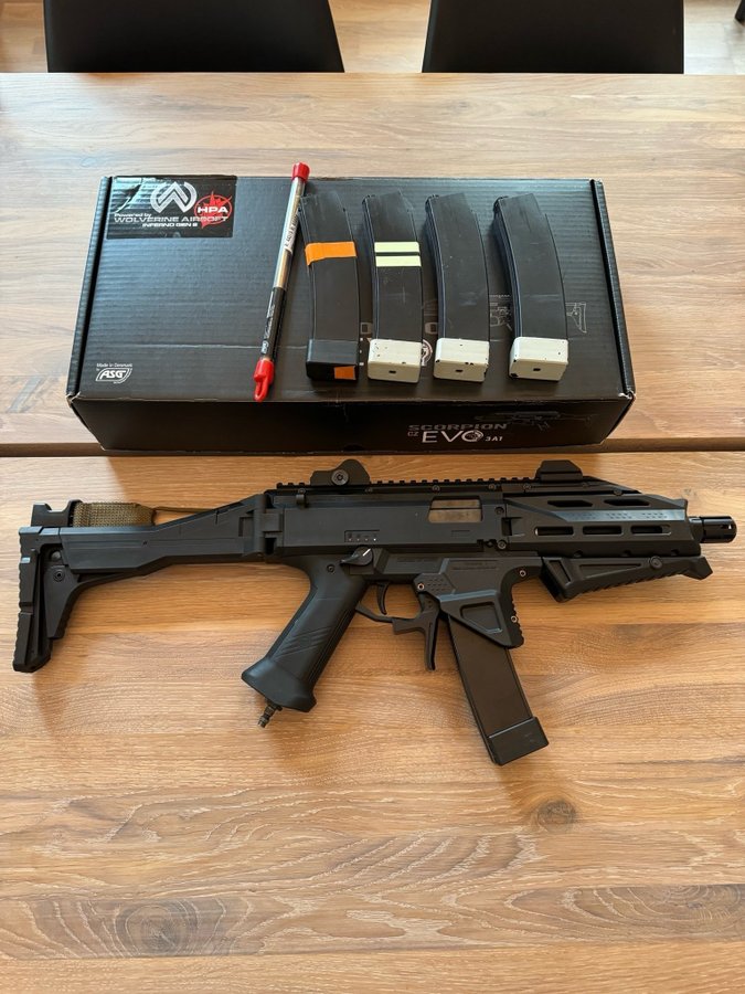 Asg scorpion Evo 3 Hpa wolverine inferno gen 2 atek edition