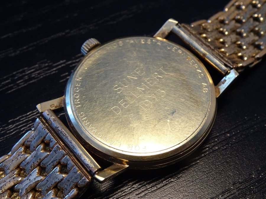 Zenith Guld armbandsklocka 51 år gammal  Zenith Gold wristwatch 51 years old