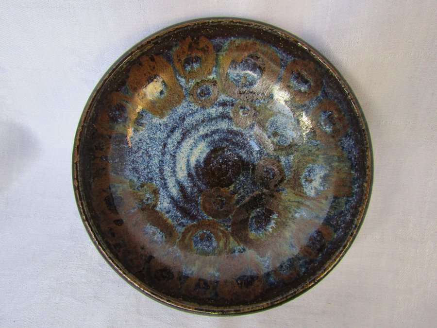 Bornholm Marianne Starck Danmark keramik stengods skål D175cm